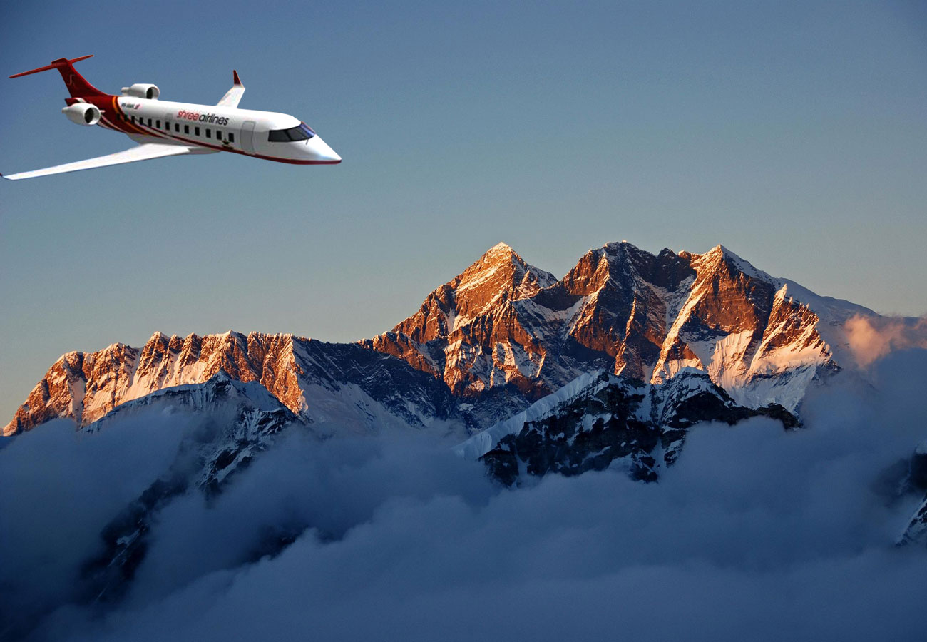 travel mountain flight